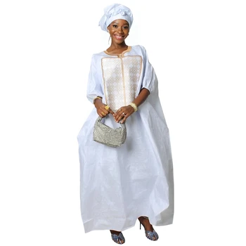 Женское Африканское платье с вышивкой, Женская одежда Больших размеров, Платья для женщин Длиной до пола
